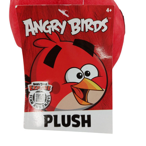 Red Head Angry Bird Plush Toy 6 inch Rovio Classic Character Collectible NWT - Picture 6 of 10